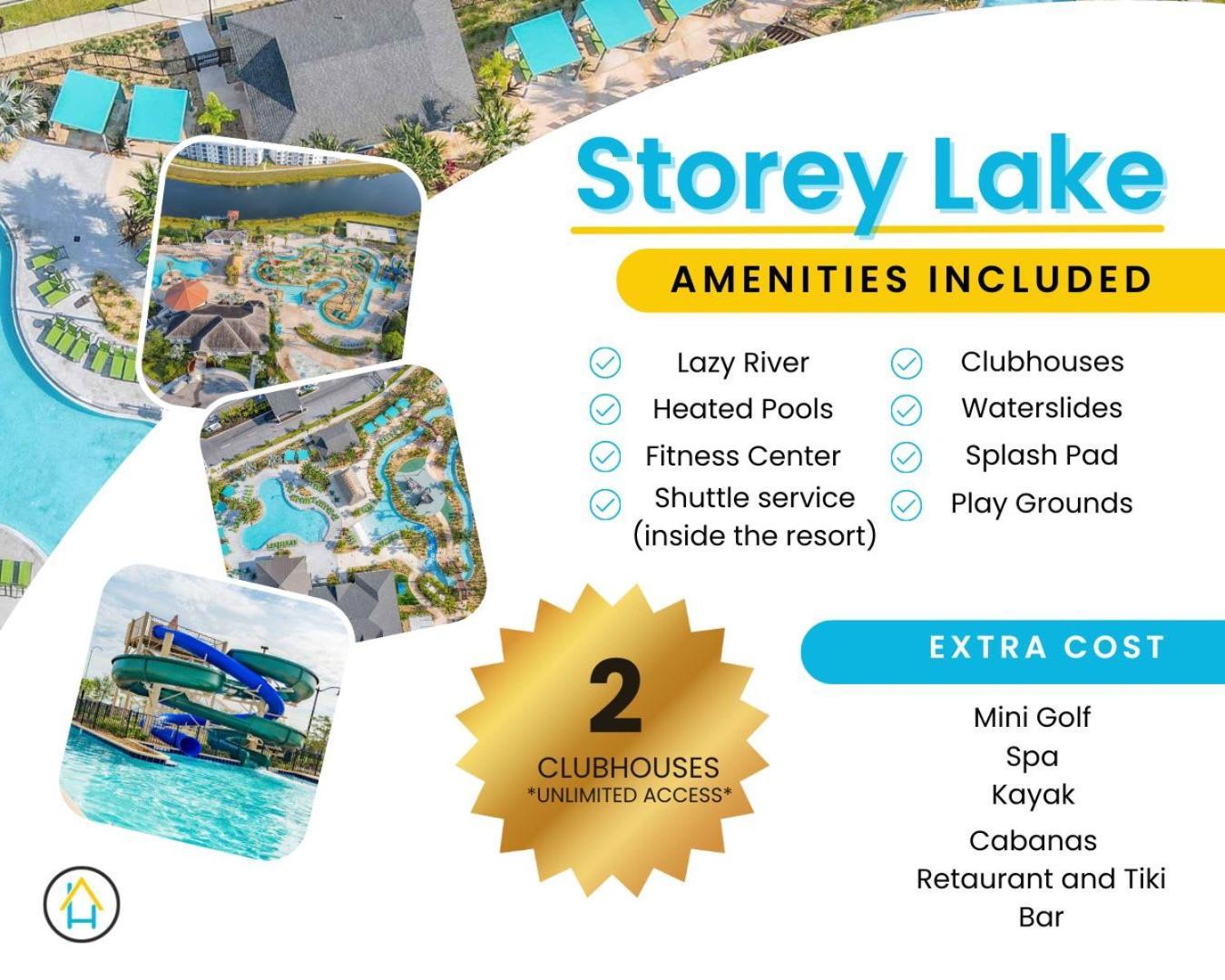 Terrific Thematic Lakeview 2B With 2 Clubhouses Kissimmee Ngoại thất bức ảnh